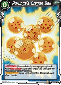 Porungas Dragon Ball Foil TB3-067 Clash of Fates Dragonball Super card