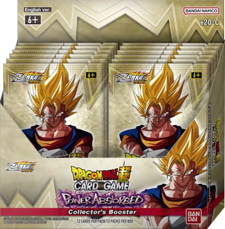 Power Absorbed Collector Booster Box Power Absorbed Dragonball Super card