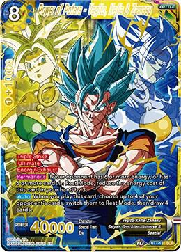 Power of Potara Vegito Kefla and Zamasu BT7-131 Assault of the Saiyans Dragonball Super card
