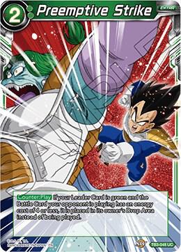 Preemptive Strike Foil TB3-048 Clash of Fates Dragonball Super card