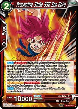 Preemptive Strike SSG Son Goku Foil BT6-004 Destroyer Kings Dragonball Super card