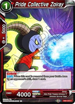 Pride Collective Zoiray DB2-026 Draft Box 05 - Divine Multiverse Dragonball Super card