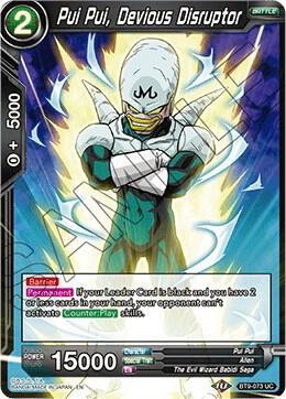 Pui Pui Devious Disruptor BT9-073 Universal Onslaught Dragonball Super card