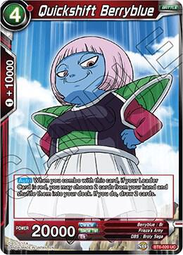 Quickshift Berryblue Foil BT6-020 Destroyer Kings Dragonball Super card