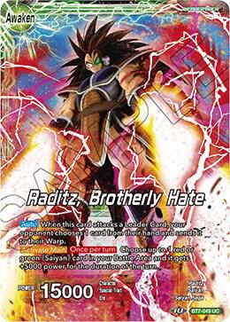 Raditz Raditz Brotherly Hate Foil BT7-049 Assault of the Saiyans Dragonball Super card