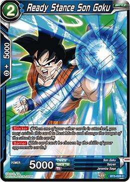 Ready Stance Son Goku Foil BT5-028 Miraculous Revival Dragonball Super card
