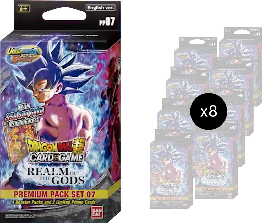 Realm of the Gods Premium Pack Set 07 Display  Realm of the Gods Dragonball Super card