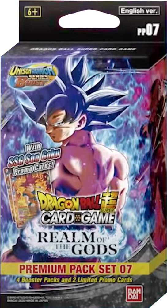 Realm of the Gods Premium Pack Set 07  Realm of the Gods Dragonball Super card