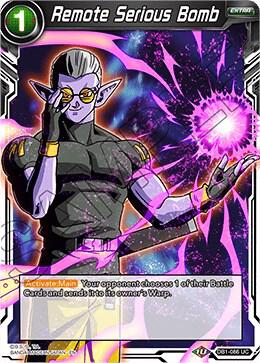 Remote Serious Bomb Foil DB1-086 Draft Box 04 - Dragon Brawl Dragonball Super card