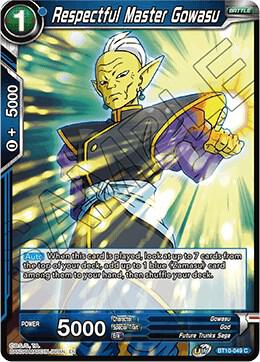 Respectful Master Gowasu Foil BT10-049 Rise of the Unison Warrior Dragonball Super card