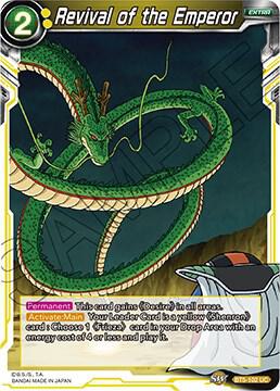 Revival of the Emperor BT5-102 Miraculous Revival Dragonball Super card