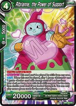 Ribrianne the Power of Support EB1-32 Battle Evolution Booster Dragonball Super card