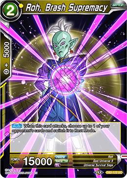 Roh Brash Supremacy DB2-122 Draft Box 05 - Divine Multiverse Dragonball Super card