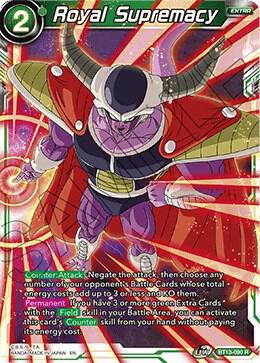 Royal Supremacy BT13-090 Supreme Rivalry Dragonball Super card