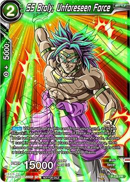 SS Broly Unforeseen Force Expansion 4 5 Sealed Tournament Foil P-125 Promotion Cards Dragonball Super card