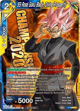 SS Rose Goku Black Divine Prosperity P-206 Promotion Cards Dragonball Super card