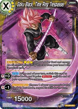 SS Rose Goku Black Time Ring Trespasser P-303 Promotion Cards Dragonball Super card