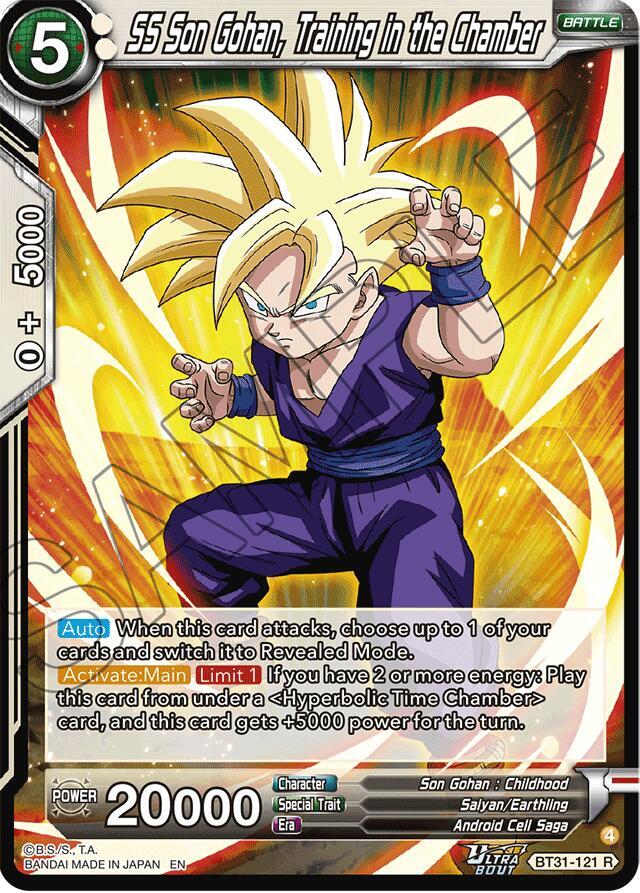 SS Son Gohan Training in the Chamber BT31-121 Impact Beyond Dimensions Dragonball Super card