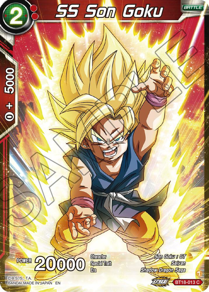 SS Son Goku BT18-013 Dawn of the Z-Legends Dragonball Super card