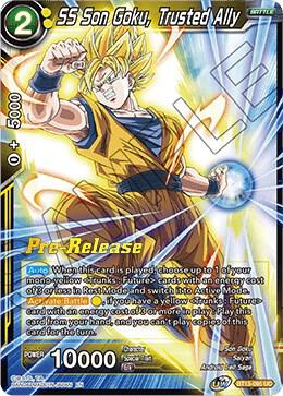SS Son Goku Trusted Ally BT13-095 Supreme Rivalry Pre-Release Cards Dragonball Super card