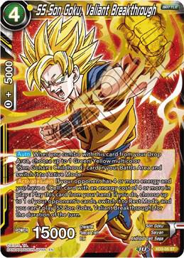 SS Son Goku Valiant Breakthrough Foil XD3-05 Universal Onslaught Dragonball Super card