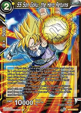 SS Son Goku the Hero Returns Foil BT13-096 Supreme Rivalry Dragonball Super card
