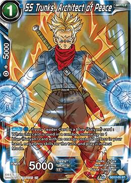 SS Trunks Architect of Peace Foil SD12-05 Rise of the Unison Warrior Dragonball Super card