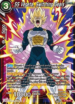 SS Vegeta Switching Gears P-296 Promotion Cards Dragonball Super card