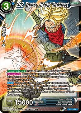 SS2 Trunks Heroic Prospect P-219 Promotion Cards Dragonball Super card