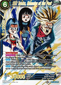 SS2 Trunks Memories of the Past SPR BT7-030 Assault of the Saiyans Dragonball Super card