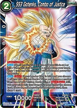 SS3 Gotenks Combo of Justice Foil BT14-047 Cross Spirits Dragonball Super card