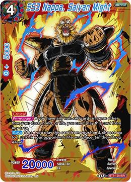 SS3 Nappa Saiyan Might BT7-125 Assault of the Saiyans Dragonball Super card