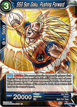 SS3 Son Goku Pushing Forward BT6-029 Destroyer Kings Dragonball Super card