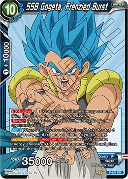 SSB Gogeta Frenzied Burst P-104 Promotion Cards Dragonball Super card
