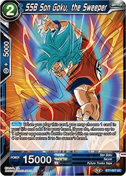 SSB Son Goku the Sweeper BT7-027 Assault of the Saiyans Dragonball Super card