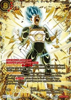 SSB Vegeta Unbridled Power God Rare BT16-147 Realm of the Gods Dragonball Super card