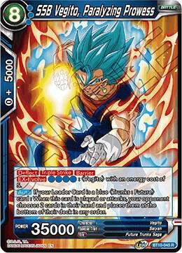 SSB Vegito Paralyzing Prowess BT10-045 Rise of the Unison Warrior Dragonball Super card
