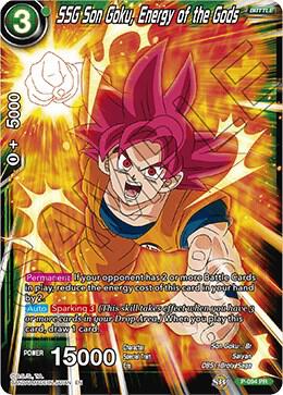 SSG Son Goku Energy of the Gods Special Pack Set 6 P-094 Promotion Cards Dragonball Super card