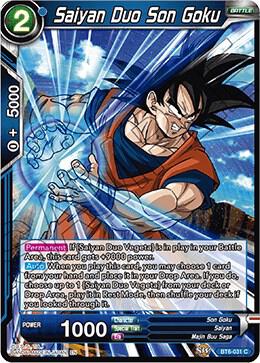 Saiyan Duo Son Goku Foil BT6-031 Destroyer Kings Dragonball Super card