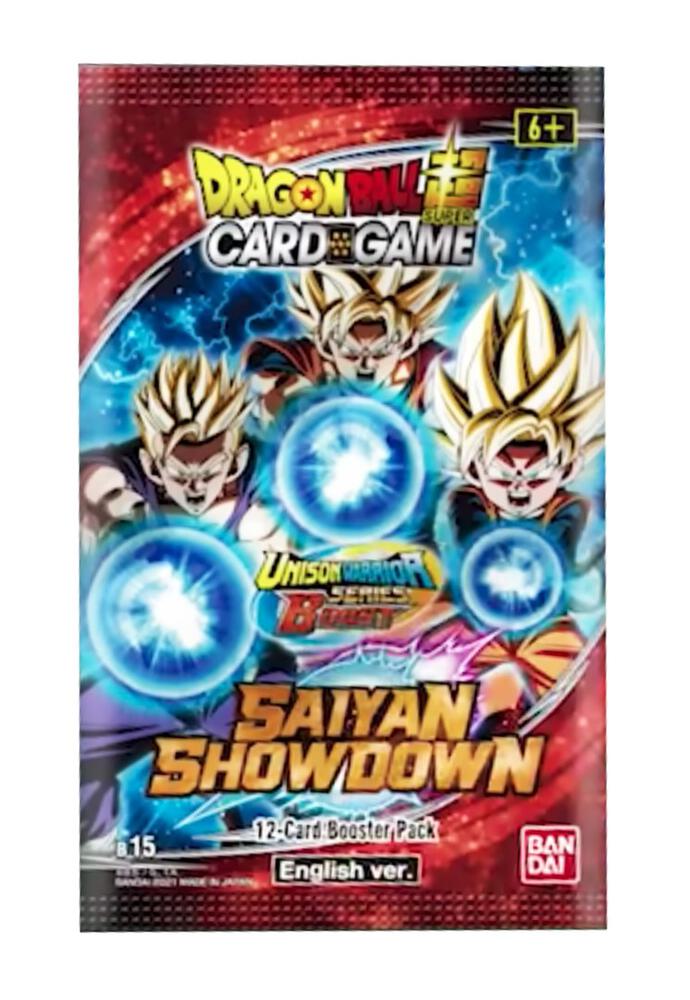 Saiyan Showdown Booster Pack Saiyan Showdown Dragonball Super card