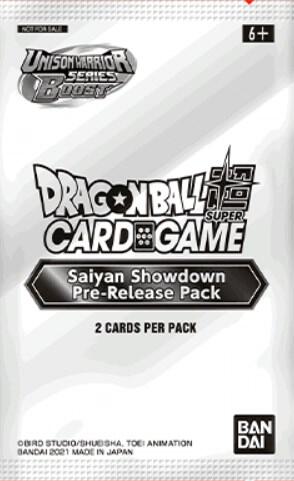 Saiyan Showdown Pre Release Pack  Saiyan Showdown Pre-Release Cards Dragonball Super card