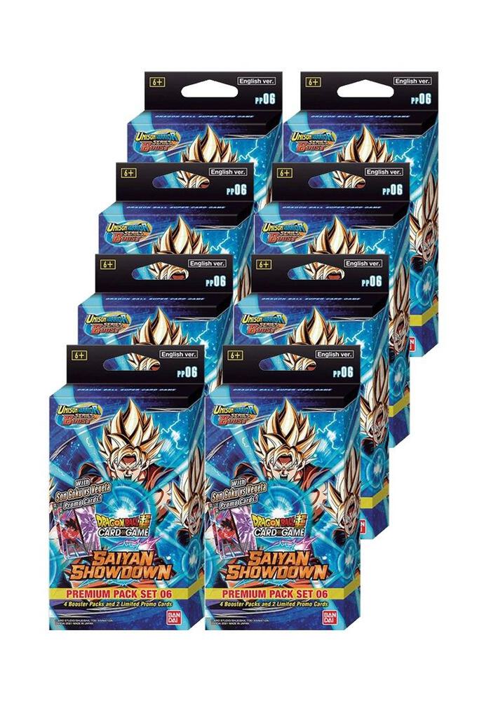 Saiyan Showdown Premium Pack Set 06 Display Saiyan Showdown Dragonball Super card