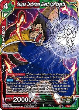 Saiyan Technique Great Ape Vegeta Foil P-169 Promotion Cards Dragonball Super card
