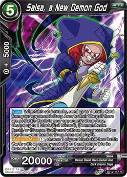 Salsa a New Demon God Foil BT12-147 Vicious Rejuvenation Dragonball Super card