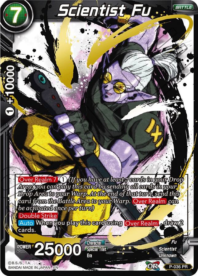 Scientist Fu Alternate Art P-036 Special Anniversary Set Dragonball Super card