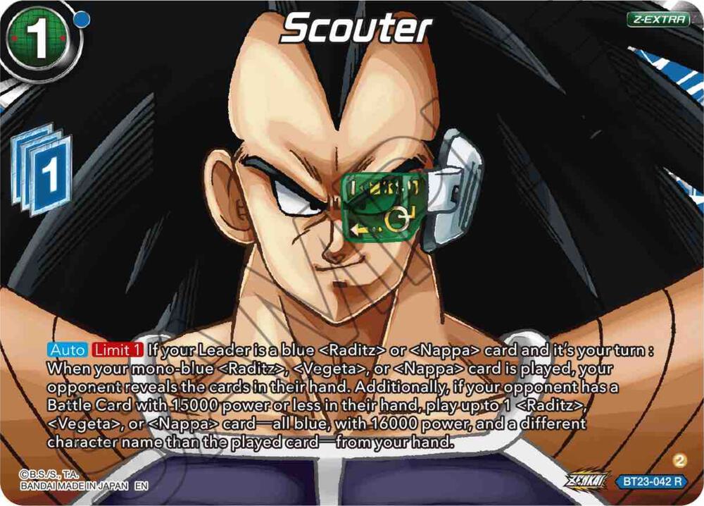Scouter BT23-042 Perfect Combination Dragonball Super card