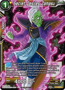 Secret Desires Zamasu Shop Tournament Assault of Saiyans P-129 Promotion Cards Dragonball Super card