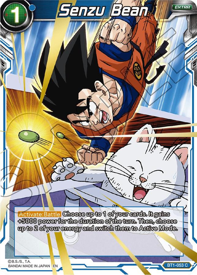 Senzu Bean Alternate Art BT1-053 Special Anniversary Set Dragonball Super card