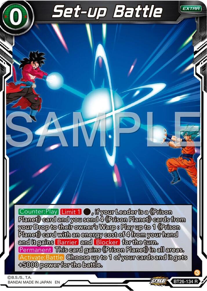 Set up Battle Foil BT26-134 Ultimate Advent Dragonball Super card