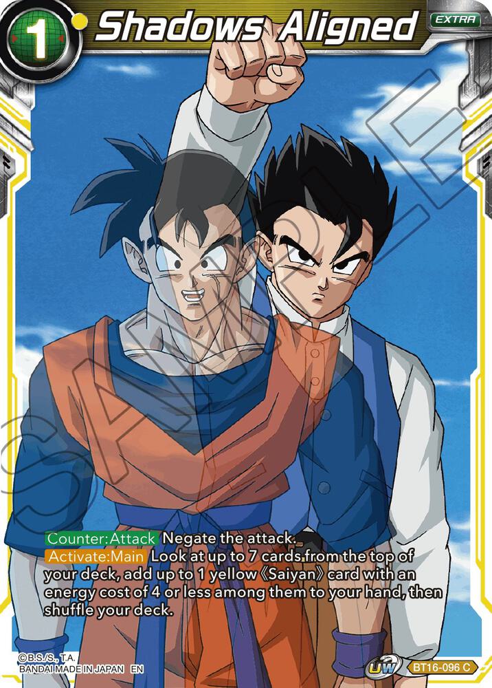 Shadows Aligned BT16-096 Realm of the Gods Dragonball Super card